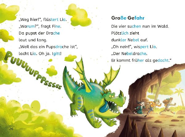 Leseprofis - Silbe-für-Silbe: Das Geheimnis der Dracheninsel, 1. Klasse