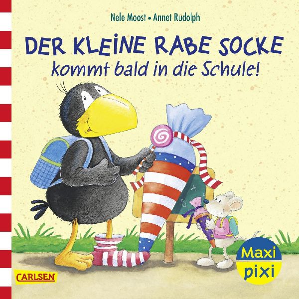 Maxi Pixi 497: VE 5: Der kleine Rabe Socke kommt bald in die S...