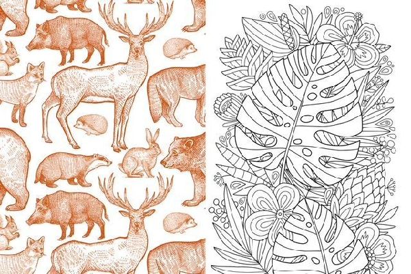 Flora, Fauna, Pflanzen & Bienen - Stickerbuch