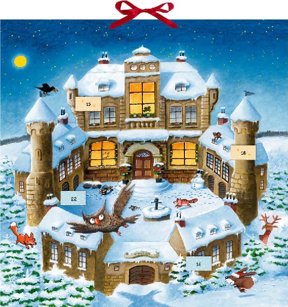 Zettel-Adventskalender - Weihnachtsraub auf Burg Felsenfest
