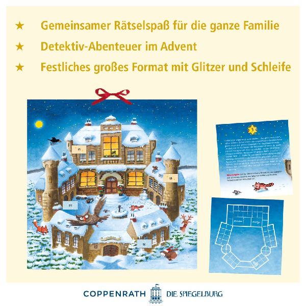 Zettel-Adventskalender - Weihnachtsraub auf Burg Felsenfest