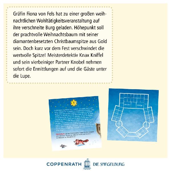 Zettel-Adventskalender - Weihnachtsraub auf Burg Felsenfest