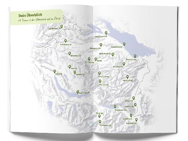 Kümmerly+Frey Raus und E-Biken Ostschweiz & Zürich - E-Bikeführer