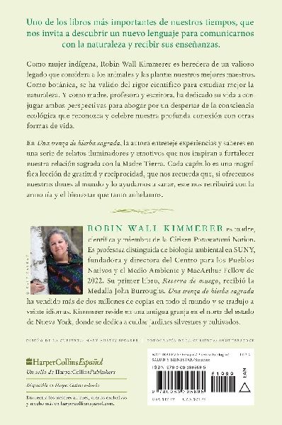 Braiding Sweetgrass / Una trenza de hierba sagrada (Spanish edition)
