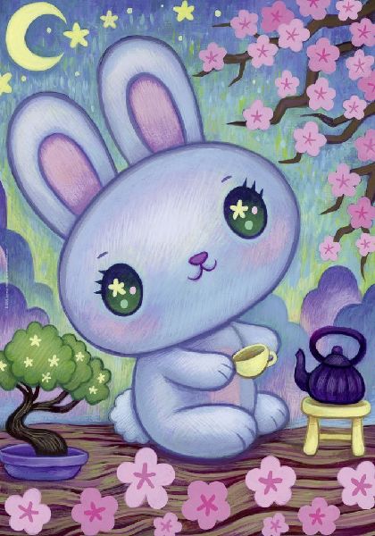 BUNNY ZEN GARDEN, HEYE Puzzle von Rie Tokimatsu