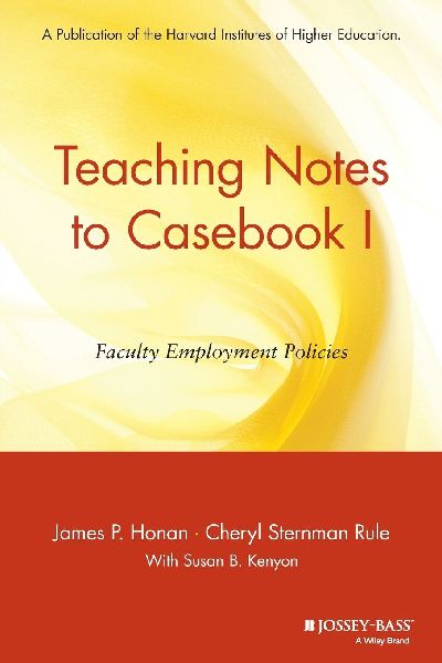 Teaching Notes to Casebook I