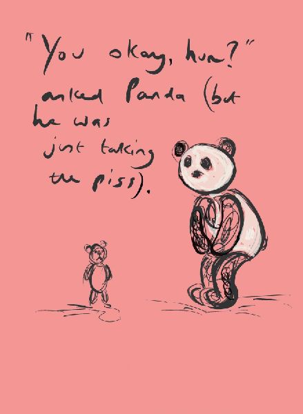 The Panda, the Cat and the Dreadful Teddy