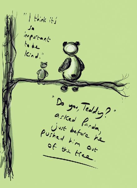 The Panda, the Cat and the Dreadful Teddy