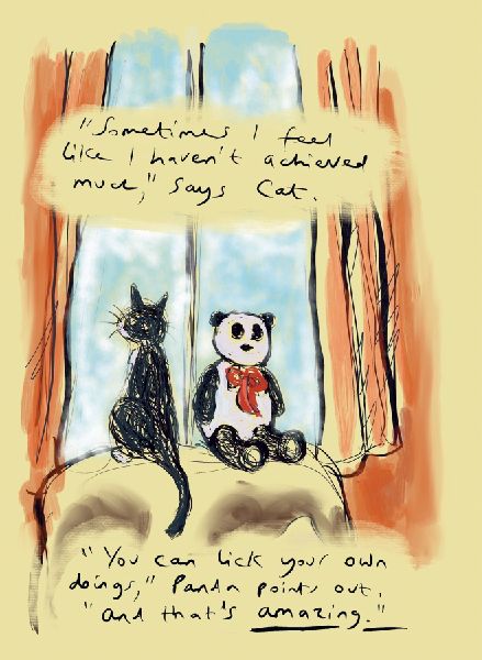 The Panda, the Cat and the Dreadful Teddy
