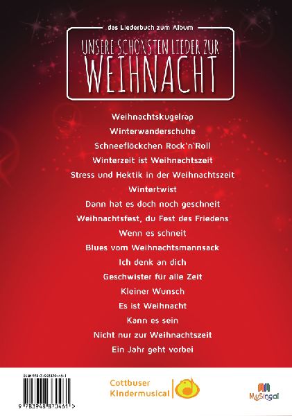 Unsere schönsten Lieder zur Weihnacht