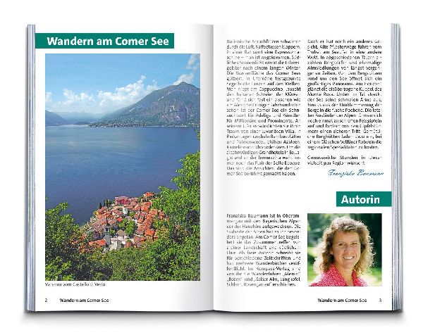 KOMPASS Wanderführer Comer See, 50 Touren mit Extra-Tourenkarte