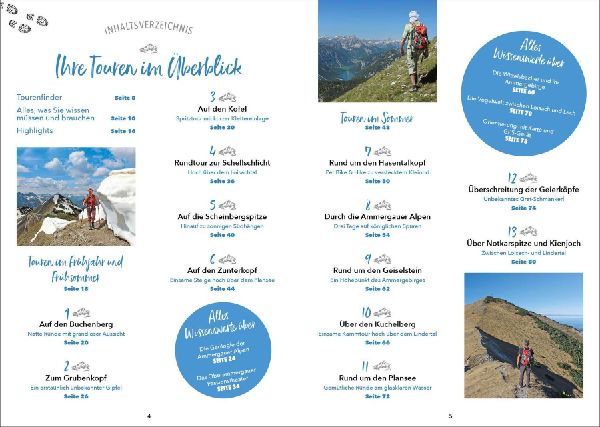 Wanderungen für jede Jahreszeit Ammergauer Alpen