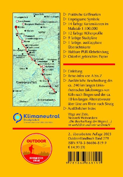 Linksrheinischer Jakobsweg von Köln nach Bingen