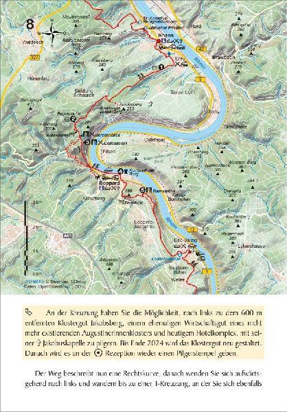 Linksrheinischer Jakobsweg von Köln nach Bingen