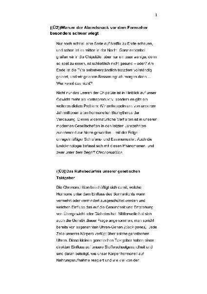 Übergewicht wird heilbar