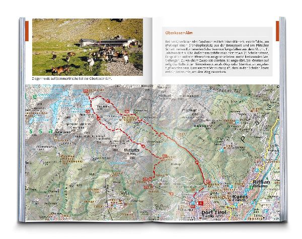 KOMPASS Wanderführer Südtiroler Hüttenwanderungen, 36 Touren mit Extra-Tourenkarte