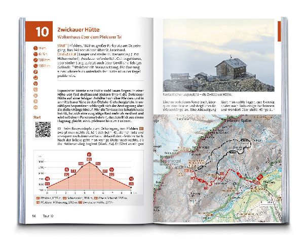 KOMPASS Wanderführer Südtiroler Hüttenwanderungen, 36 Touren mit Extra-Tourenkarte