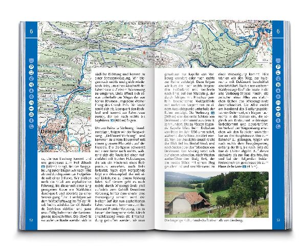 KOMPASS Wanderführer Schweizer Jura, 55 Touren mit Extra-Tourenkarte