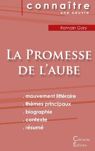 Fiche de lecture La Promesse de l'aube de Romain Gary (An...