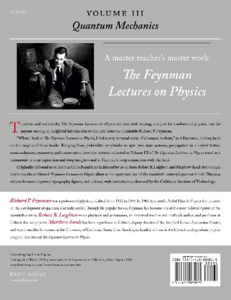 Feynman Lectures on Physics, Vol. III