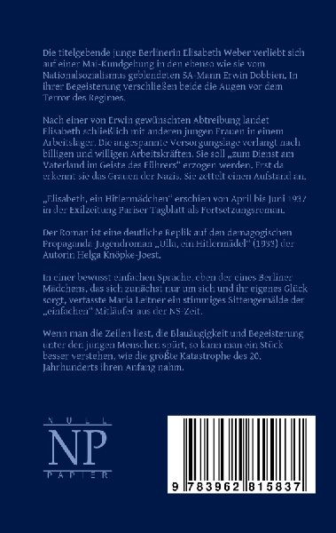 Elisabeth, ein Hitlermädchen