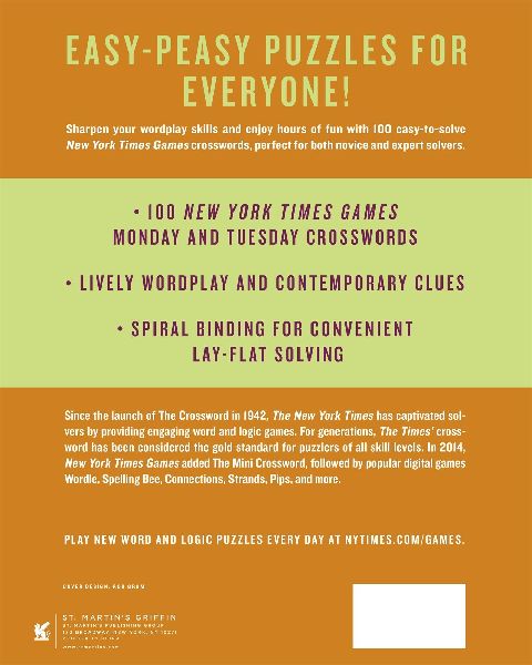 New York Times Games Easiest Crosswords Volume 5