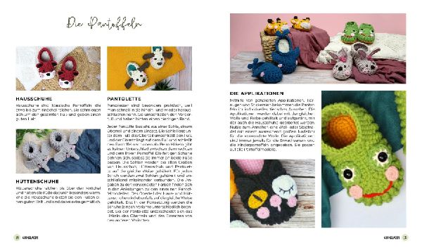 Tierisch gemütlich - Amigurumi-Hausschuhe häkeln für Klein und Groß