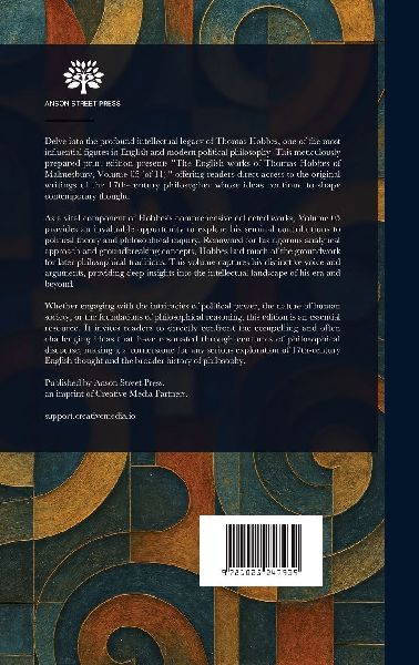 The English Works of Thomas Hobbes of Malmesbury, Volume 05 (Of 11)