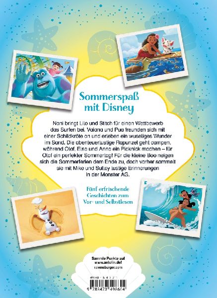 Disney Sommergeschichten - Erstlesebuch ab 7 Jahren zum Lesenlernen