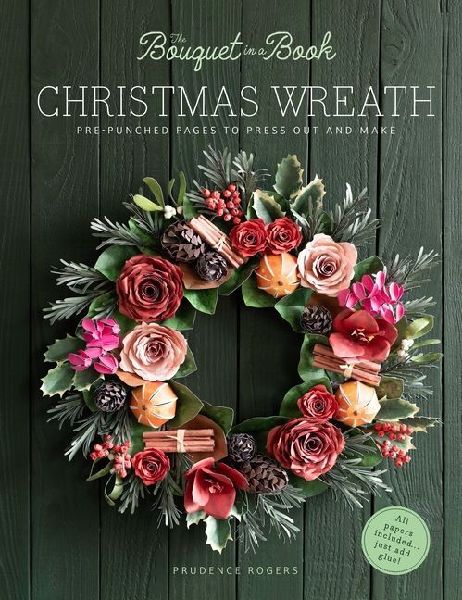 The Bouquet in a Book Christmas Wreath: Pre-Punched Pages to P...