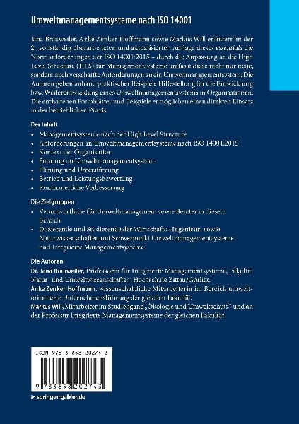 Umweltmanagementsysteme nach ISO 14001