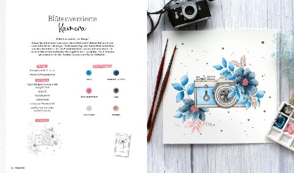 Watercolor - Fabelhafte Blütenwelten