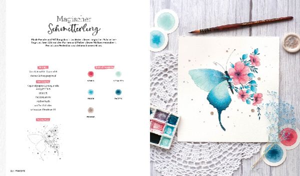 Watercolor - Fabelhafte Blütenwelten
