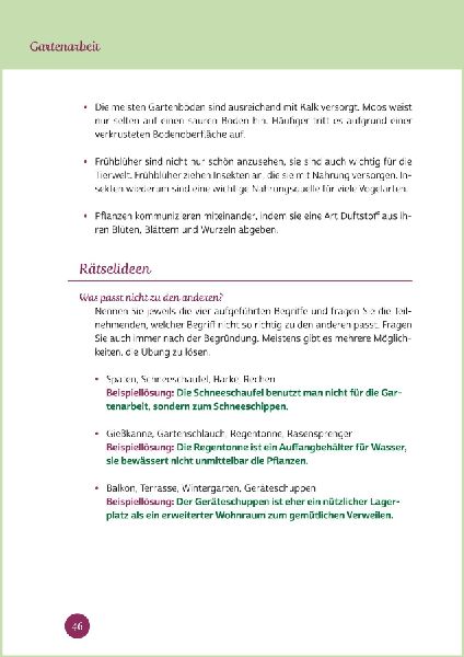Kurzaktivierungen ohne Material. Last-Minute-Ideen für den Frühling