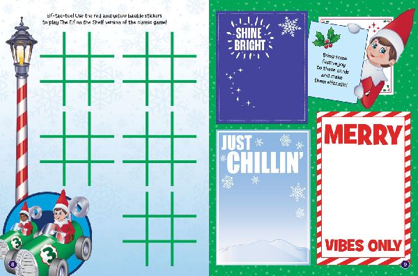 The Elf on the Shelf Christmas Sticker Book