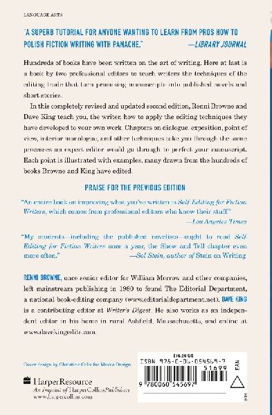 Self-Editing for Fiction Writers, Second Edition