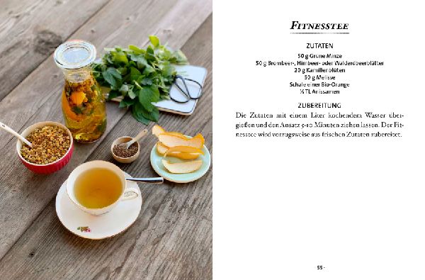 Das kleine Buch: Teegenuss aus Früchten, Blüten und Blättern