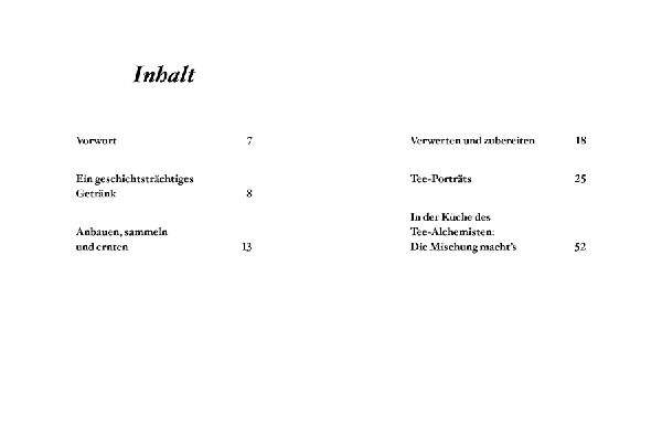 Das kleine Buch: Teegenuss aus Früchten, Blüten und Blättern