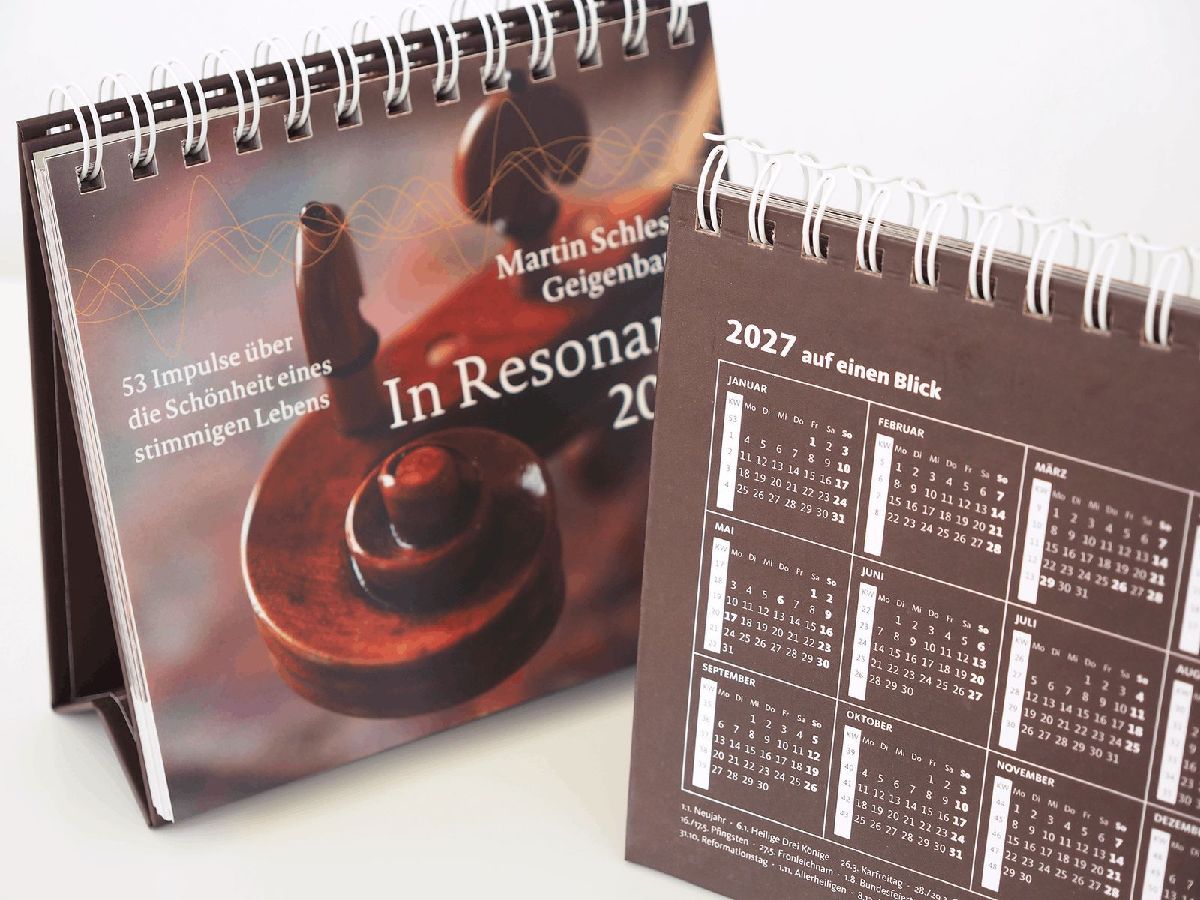 Wochenkalender 2027: In Resonanz