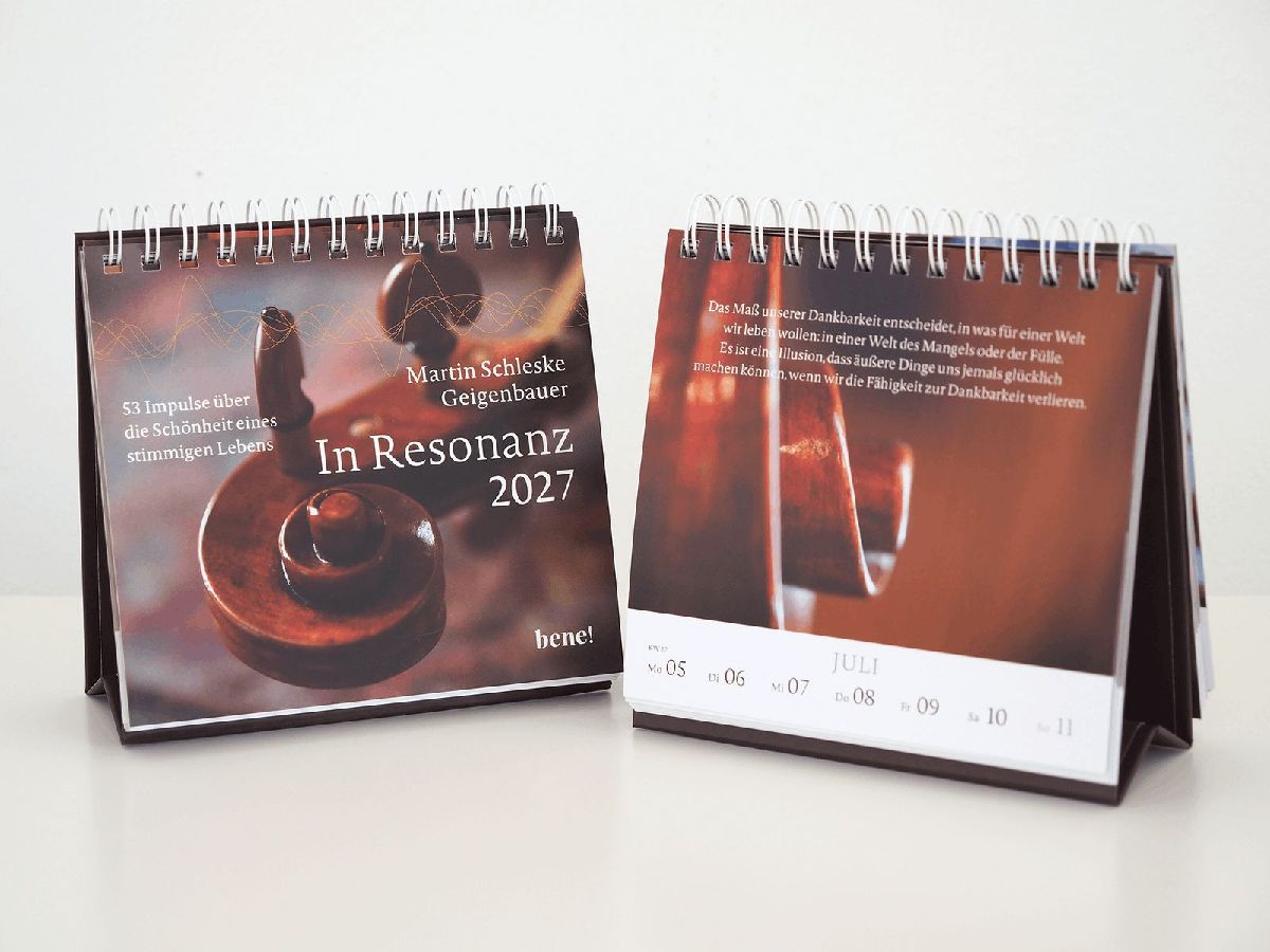 Wochenkalender 2027: In Resonanz