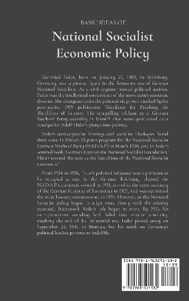 Basic Ideas of National Socialist Economic Policy