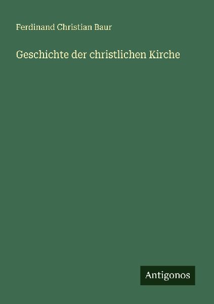 Geschichte der christlichen Kirche