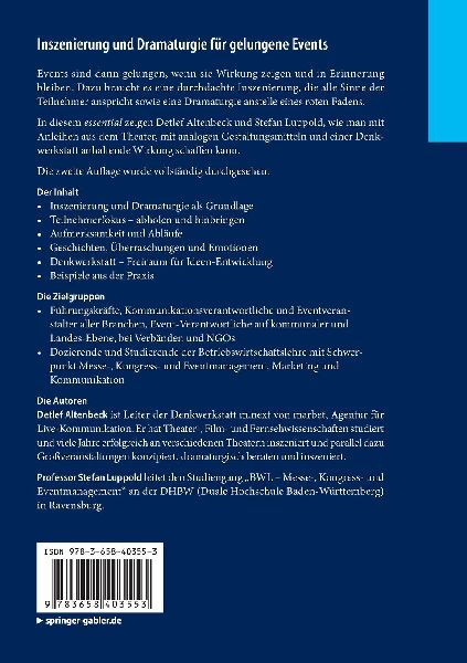 Inszenierung und Dramaturgie für gelungene Events