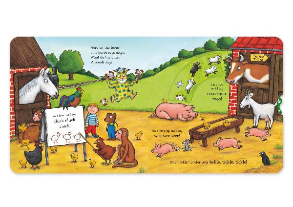 The Tickle Book: A Push Pull and Slide Book