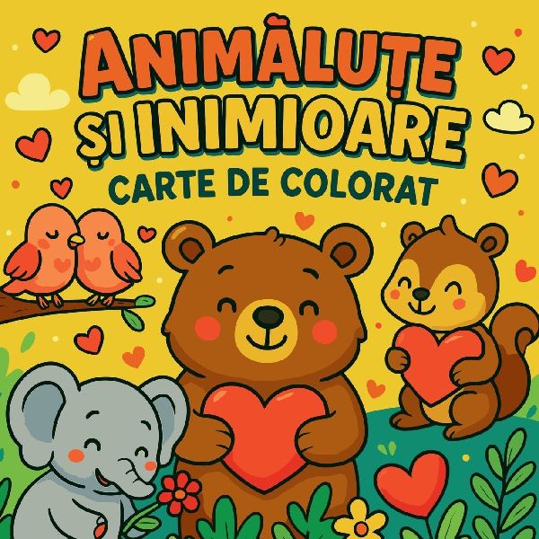 Anim¿lu¿e ¿i Inimioare - Carte de Colorat