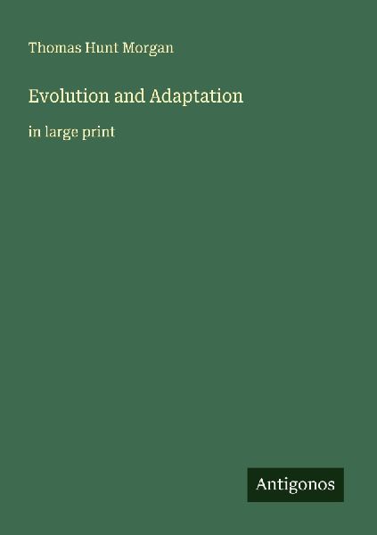 Evolution and Adaptation