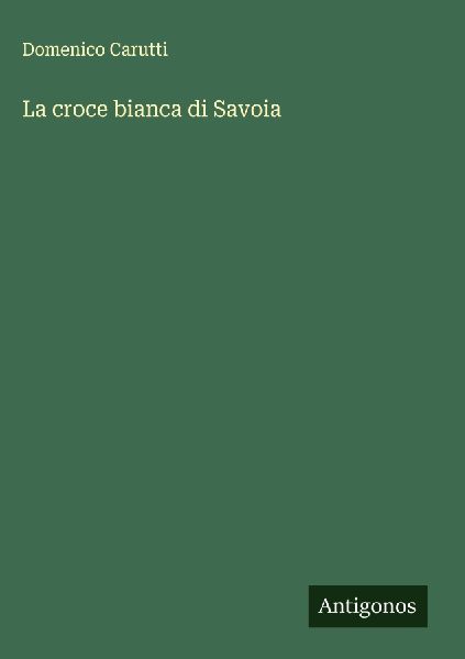 La croce bianca di Savoia