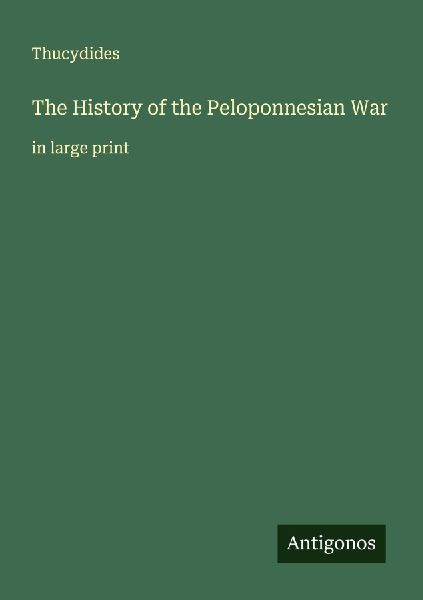 The History of the Peloponnesian War