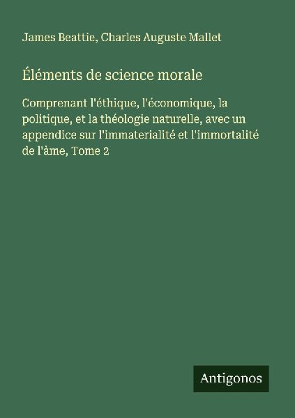 Éléments de science morale