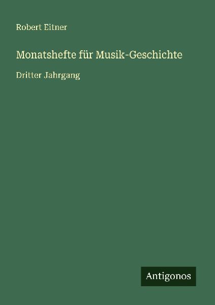 Monatshefte für Musik-Geschichte